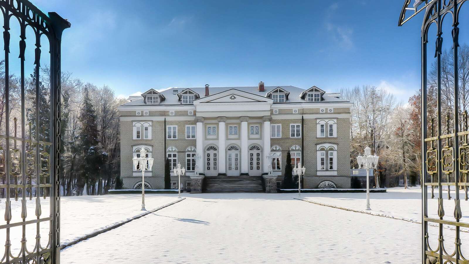 Herrenhaus Tüschow im Winter