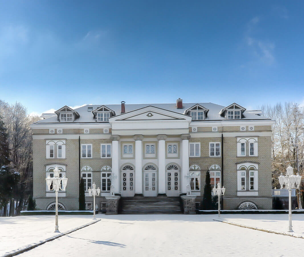 Herrenhaus Tüschow im Winter