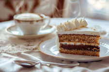 Kaffee und Kuchen im Herrenhaus Tüschow