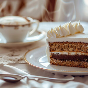 Kaffee und Kuchen im Herrenhaus Tüschow