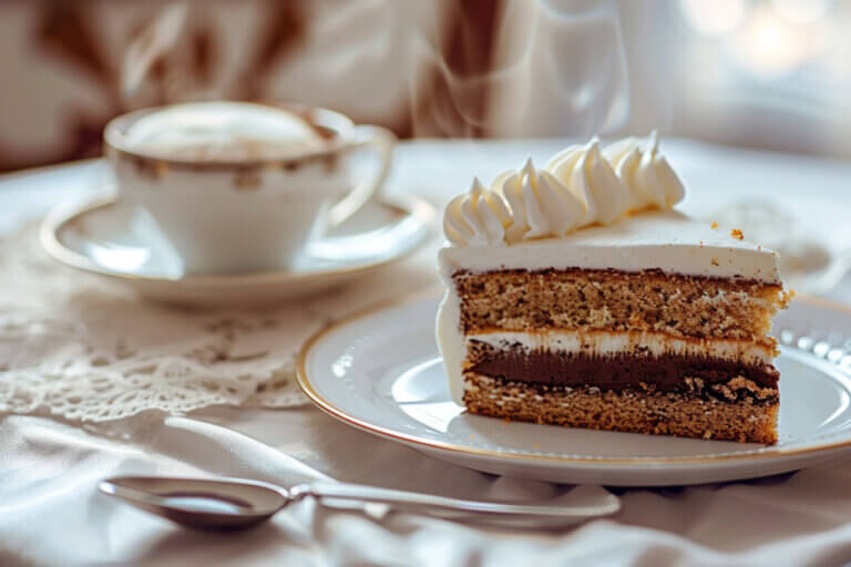 Kaffee und Kuchen im Herrenhaus Tüschow