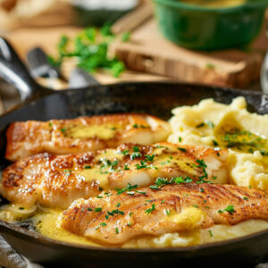 Pannfisch im Herrenhaus Tüschow