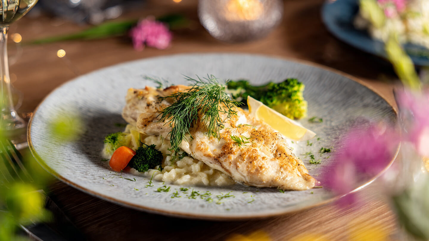 Fischabend im Herrenhaus Tüschow