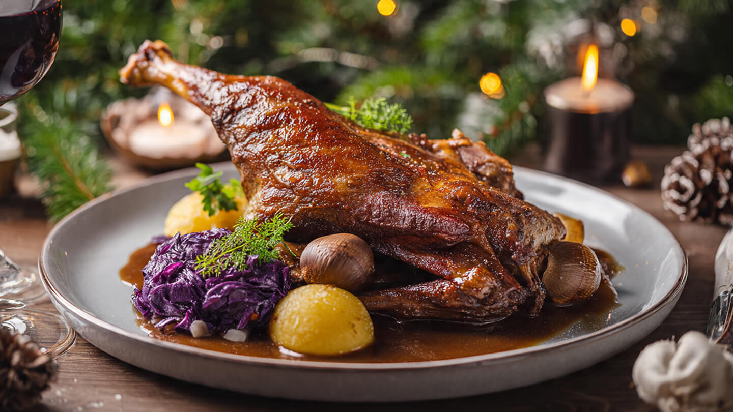 Gänsekeulen-Abend im Herrenhaus Tüschow